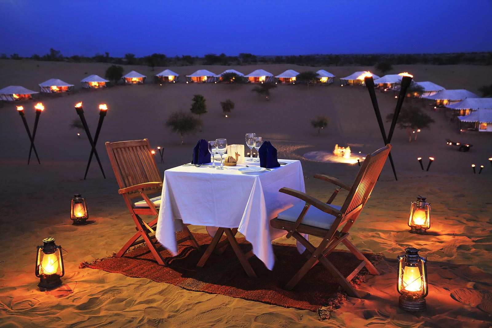 Dinner On Dunes Jaisalmer
